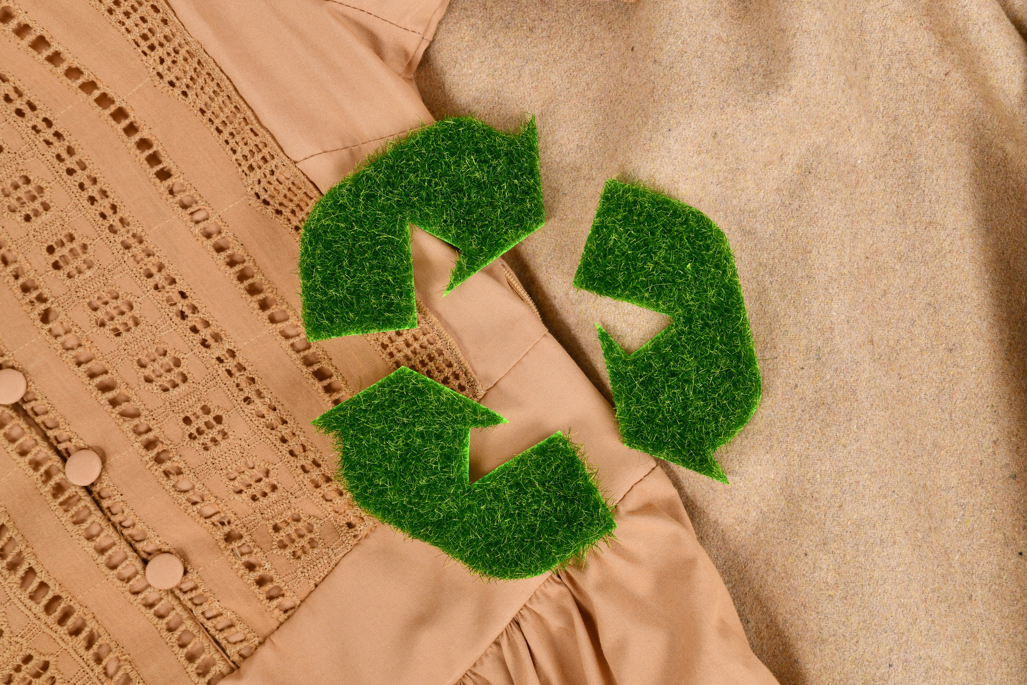 Concept for environmental friendly produced clothing with recycl